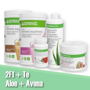 2 F1 | Té | Aloe vera | Avena