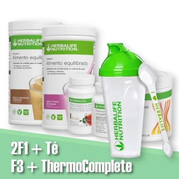 2 F1 | Té | Proteína F3 | ThermoComplete + Accesorios