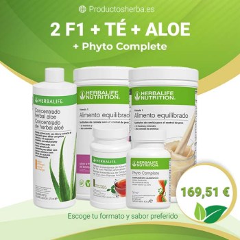 2 F1 | Té | Aloe vera | Phyto Complete