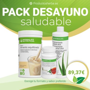 Desayuno Herbalife saludable