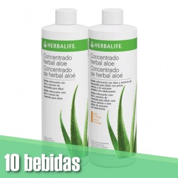 Pack 10 bebidas de Aloe Herbalife