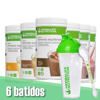 6 F1 + Accesorios Herbalife