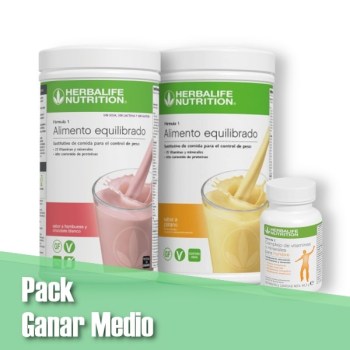 Pack medio Herbalife ganar peso