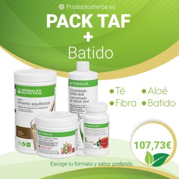 Pack TAF con Batido